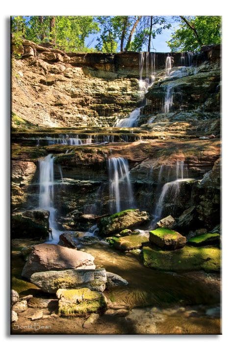 Chase County Waterfall
