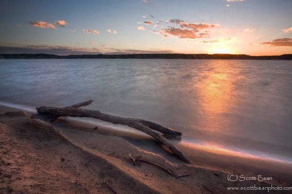 Sunset, Tuttle Creek Lake, Kansas