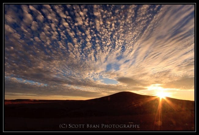 Flint Hills sunrise Flint Hills sunrise