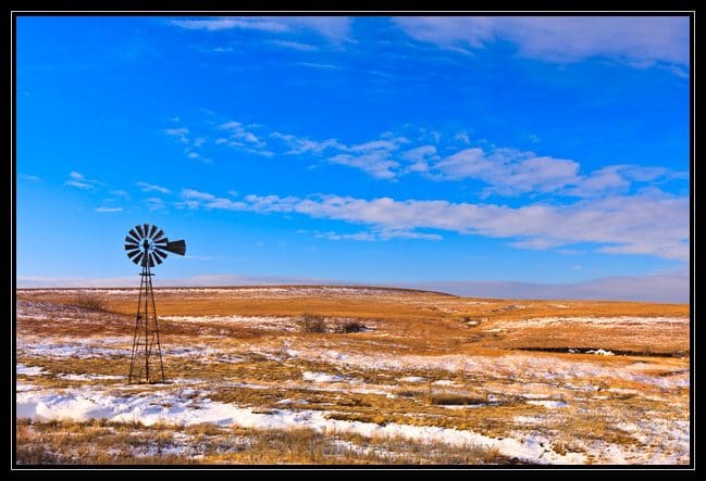 Windmill on the Prairie