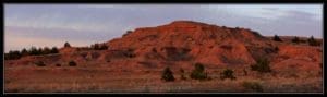 Gyp Hills Evening Pano