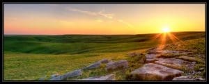 View across the Flint Hills - Teter Rock area