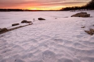 Sunrise photograph from the Pottawatomie County Lake #2