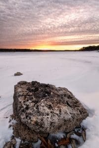 Sunrise photograph from the Pottawatomie County Lake #2