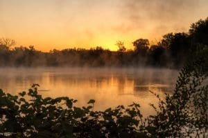 Before Sunrise at the River Ponds