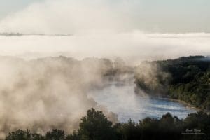 Covered in Fog - Big Blue at the Tuttle Outlet