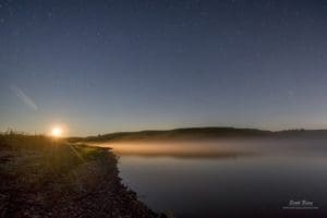 The rising moon - Carnahan Cove