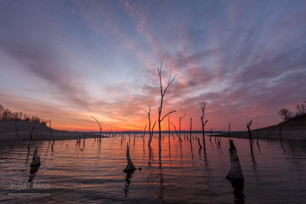 Easter Sunrise at Tuttle Creek Lake