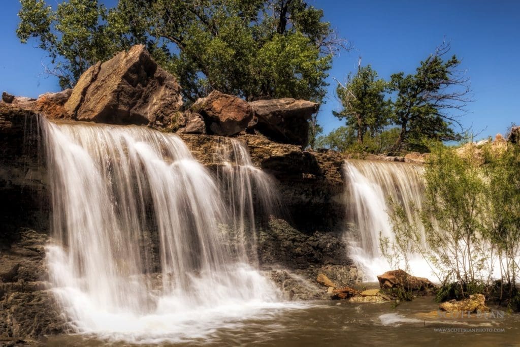 Below the Falls at Lake Kahola