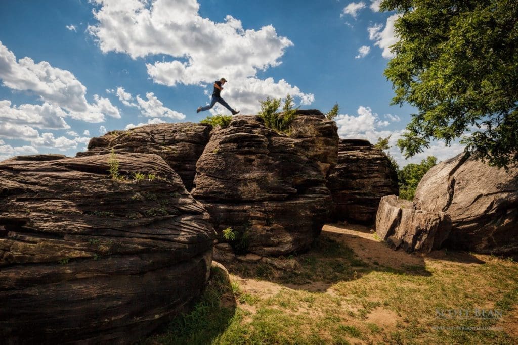 In Action at Rock City Park