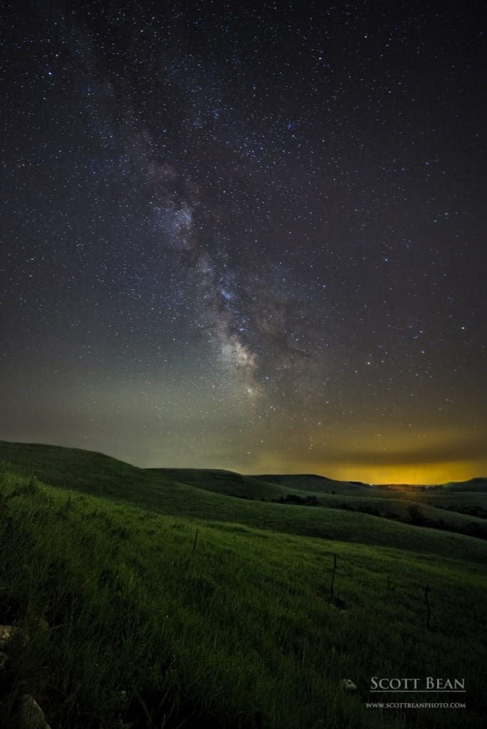 The Milky Way and the Flint Hills