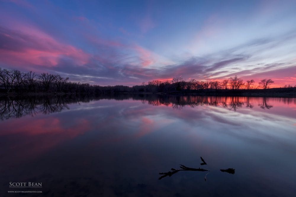 Sunset at Willow Lake