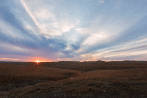 Sunset in the Flint Hills