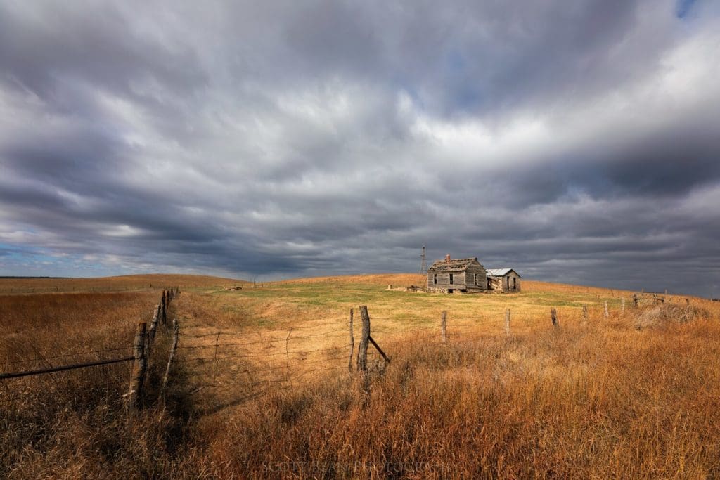 Abandoned Farmstead in the Great Plains